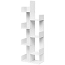 8-Tier Bookshelf Bookcase with 8 Open Compartments Space-Saving Storage Rack by LJGDeals