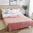 20 lbs 60" x 80" Heavy Weighted Soft Breathable Blanket with Natural Bamboo Fabric -Pink by LJGDeals