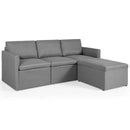 Convertible L-Shaped Sectional Sofa Couch with Reversible Chaise by LJGDeals