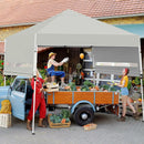 17 Feet x 10 Feet Foldable Pop Up Canopy with Adjustable Instant Sun Shelter by LJGDeals