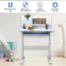 Kids Multifunctional Writing Desk with Tilt Desktop and Book Shelf by LJGDeals