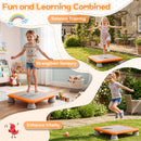 Kids Mini Trampoline 25.5 Inch with Non-Slip Foot Pads