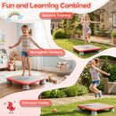 Kids Mini Trampoline 25.5 Inch with Non-Slip Foot Pads by LJGDeals