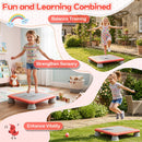 Kids Mini Trampoline 25.5 Inch with Non-Slip Foot Pads