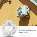 25 Feet Mini Split Line Set with 1/4 Inch and 1/2 Inch O.D. Copper Pipes Tubing by LJGDeals