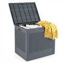 25 Gallon Outdoor Storage Box with Rattan Patterns by LJGDeals