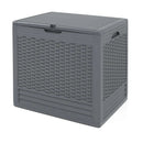 25 Gallon Outdoor Storage Box with Rattan Patterns by LJGDeals