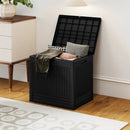 25 Gallon Outdoor Storage Box with Rattan Pattern by LJGDeals