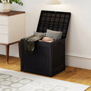 25 Gallon Outdoor Storage Box with Rattan Pattern by LJGDeals