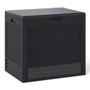 25 Gallon Outdoor Storage Box with Rattan Pattern by LJGDeals