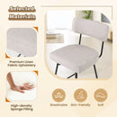 29 Inch Counter Height Upholstered Swivel Bar Stool Set of 2 by LJGDeals