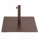 25 Inch Square Patio Umbrella Base 42 LBS Weighted