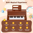 25 Keys Kids Piano Keyboard with Adjustable Speed and Teaching Mode