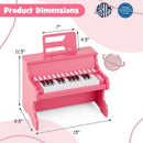 25 Keys Kids Piano Keyboard with Adjustable Speed and Teaching Mode