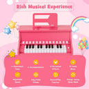 25 Keys Kids Piano Keyboard with Adjustable Speed and Teaching Mode by LJGDeals