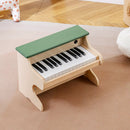 25 Keys Kids Piano Keyboard Wooden Digital Piano Toy with Removable Music Stand-Green by LJGDeals
