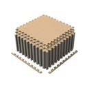 25 Pack-100 Sq.Ft. Foam Floor Tiles Interlocking Carpet Tiles with Edge Borders by LJGDeals