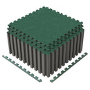 25 Pack-100 Sq.Ft. Foam Floor Tiles Interlocking Carpet Tiles with Edge Borders by DirectDeals