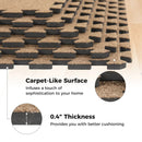 25 Pack-100 Sq.Ft. Foam Floor Tiles Interlocking Carpet Tiles with Edge Borders by DirectDeals