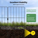 25 Pack Rustproof Decorative Garden Fence Set for Dog Flower bed by DirectDeals