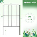 25 Pack Rustproof Decorative Garden Fence Set for Dog Flower bed by LJGDeals