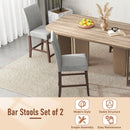 25 Inch Counter Height Set of 2 Bar Stools by LJGDeals