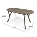 Outdoor Table With Smooth Lines, Slat Top by HouseOfZazla