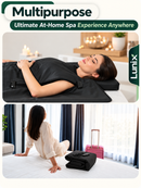 LX17 Portable Infrared Sauna Blanket, Jet Black