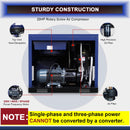 20HP Rotary Screw Air Compressor, 74 CFM, 125 PSI, Industrial-Grade by HouseOfZazla