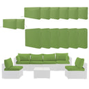 14 Pack Cushion Covers For 7 Piece Wicker Rattan Sectional Sofa by HouseOfZazla