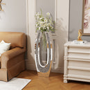 35.82" U-Shaped Tall Decorative Floor Vase