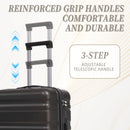 HIFINE TOURIST 20"/24"/28" 3-Piece Luggage Set in Dark Gray