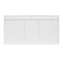 Modern Wall-Mount 2 In 1 Mirror Cabinet With Adjustable Shelves, Soft-Closing Hinges