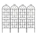 Metal Garden Rustproof Trellis For Climbing Plants Outdoor Flower Support by Unique Piece Furniture