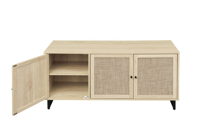 3 Door Cabinet, Sideboard Accent Cabinet, Storage Cabinet for Living Room, Hallway Entryway Kitchen