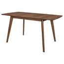 Rectangular Dining Table With Butterfly Leaf - Walnut by HouseOfZazla