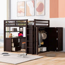 Loft Bed With Drawers, Desk, And Wardrobe by HouseOfZazla