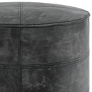 Connor - Handcrafted Round Pouf by HouseOfZazla