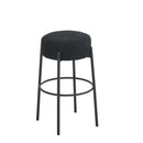 Round High Bar Stools (Set of 2), Contemporary Upholstered Dining Stools For Kitchens, Coffee Shops And Bar Stores by HouseOfZazla