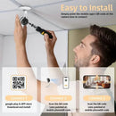 3MP Wireless Smart AI Home Security Camera – Two-Way Audio, Motion Detection, Night Vision