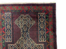 3x5 New Vintage Handmade Wool Rug Tribal Balouch Turkoman Prayer Rug Veggie Dyes