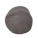 Michael - Modern Cylindrical Suede Bean Bag Chair by Unique Piece Furniture