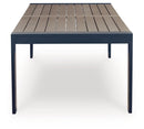 East Beach - Rectangular Dining Table With Umbrella Option - Blue by Unique Piece Furniture