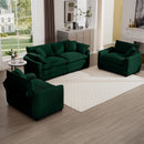 Elegant Oversized Sectional Sofa Set With Deep Seats And Flexible Layout by HouseOfZazla