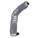 25' Gray Coil Hose w/8-Pattern Plastic Nozzle 26382