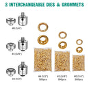 Yescom Grommets Tool Machine with #0 #2 #4 Dies 900pcs