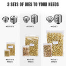 Yescom Eyelet Grommet Press with Dies, Copper Grommet & Washer