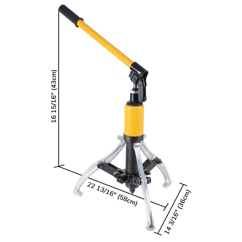 Yescom Hydraulic Gear Bearing Puller Set 5-ton 3 Jaws