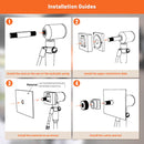 Yescom 1 3/4" Square Knockout Punch and Dies 45mm