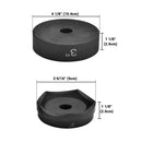 Yescom 40Cr Steel Knockout Punch Press Dies - 3in, 4in Optional